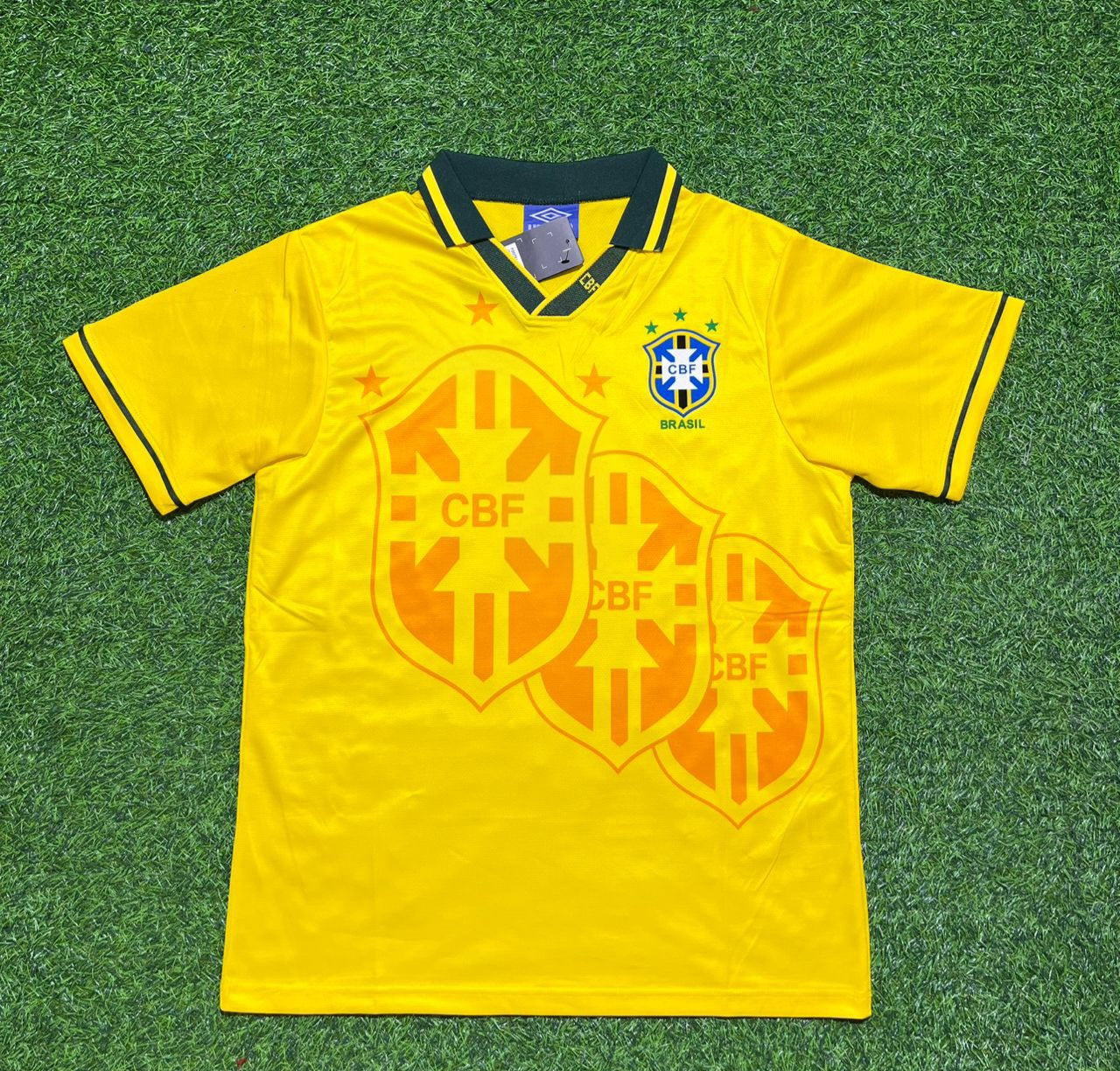 Brazil 1994 World Cup Final Retro Football Jersey