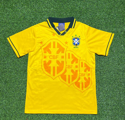 Brazil 1994 World Cup Final Retro Football Jersey