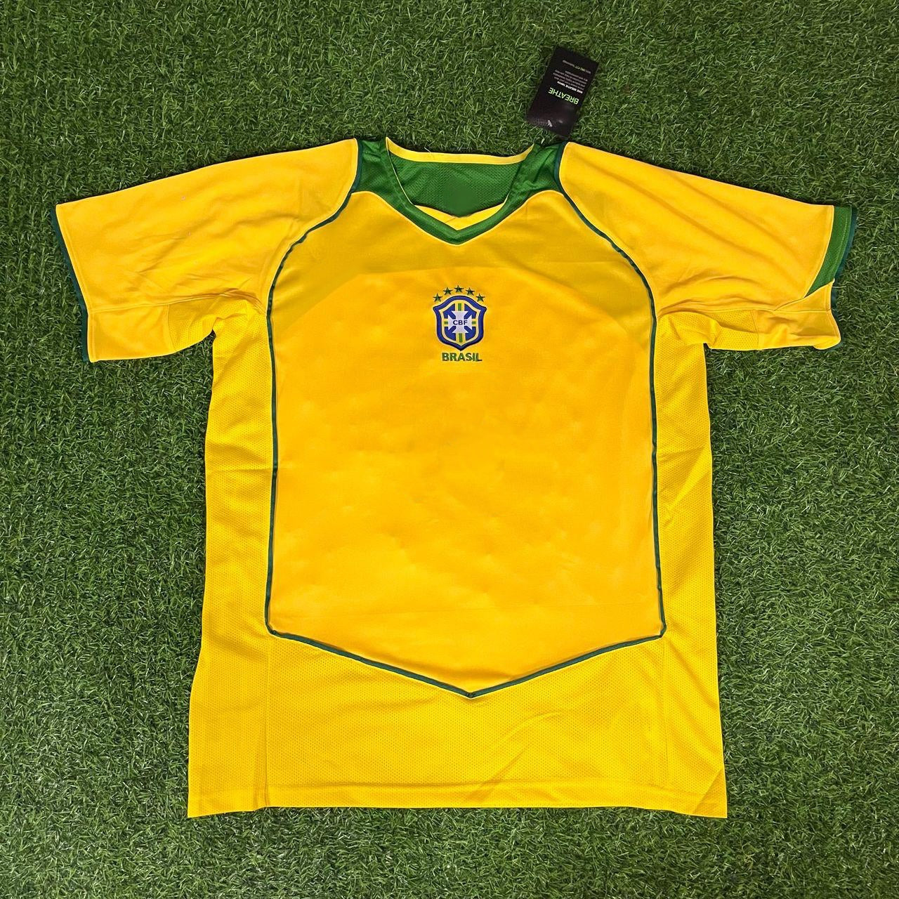 Brazil 2004–2006 Retro Kit Jersey – | Trikot | Maillot Soccer Shirt