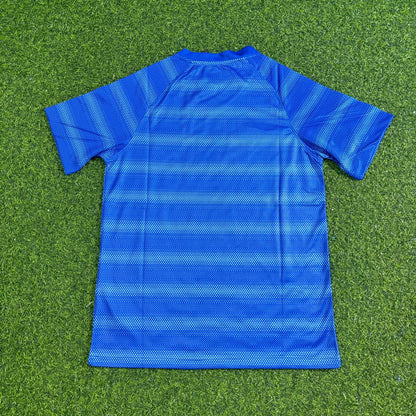 Brazil 2014 Blue Retro Football Jersey