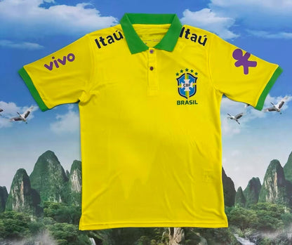 Brazil New Polo Neck Polokragen Tshirt