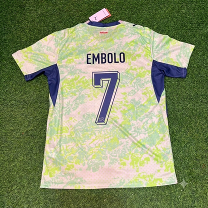 Breel Embolo #7 Switzerland 2026 World Cup Away Kit Jersey Trikot Maillot
