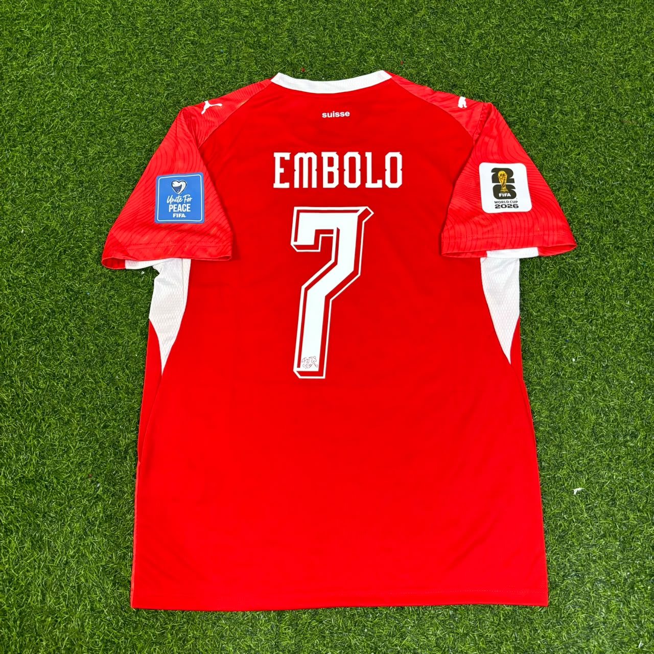 Breel Embolo 7- Switzerland 2026 World Cup Kit Jersey Trikot Maillot