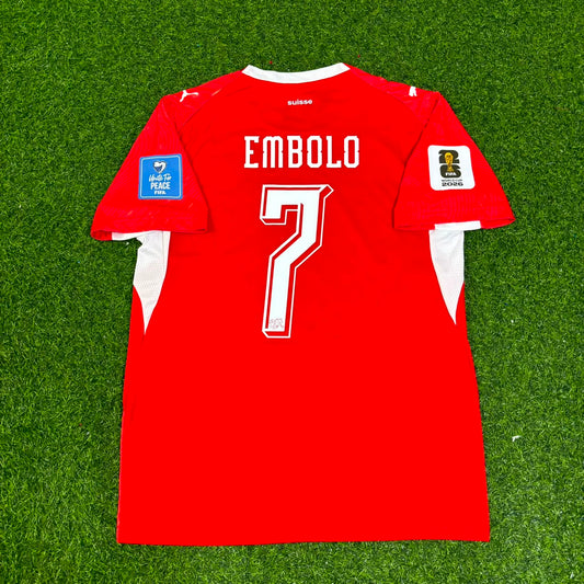 Breel Embolo 7- Switzerland 2026 World Cup Kit Jersey Trikot Maillot
