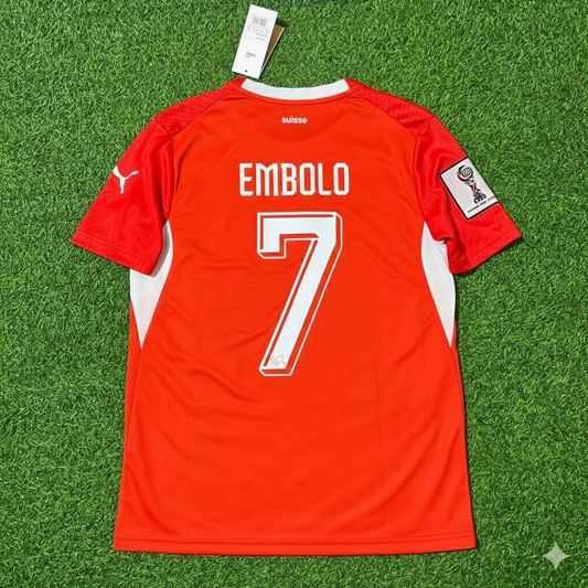 Breel Embolo 7- Switzerland 2026 World Cup Kit Jersey Trikot Maillot