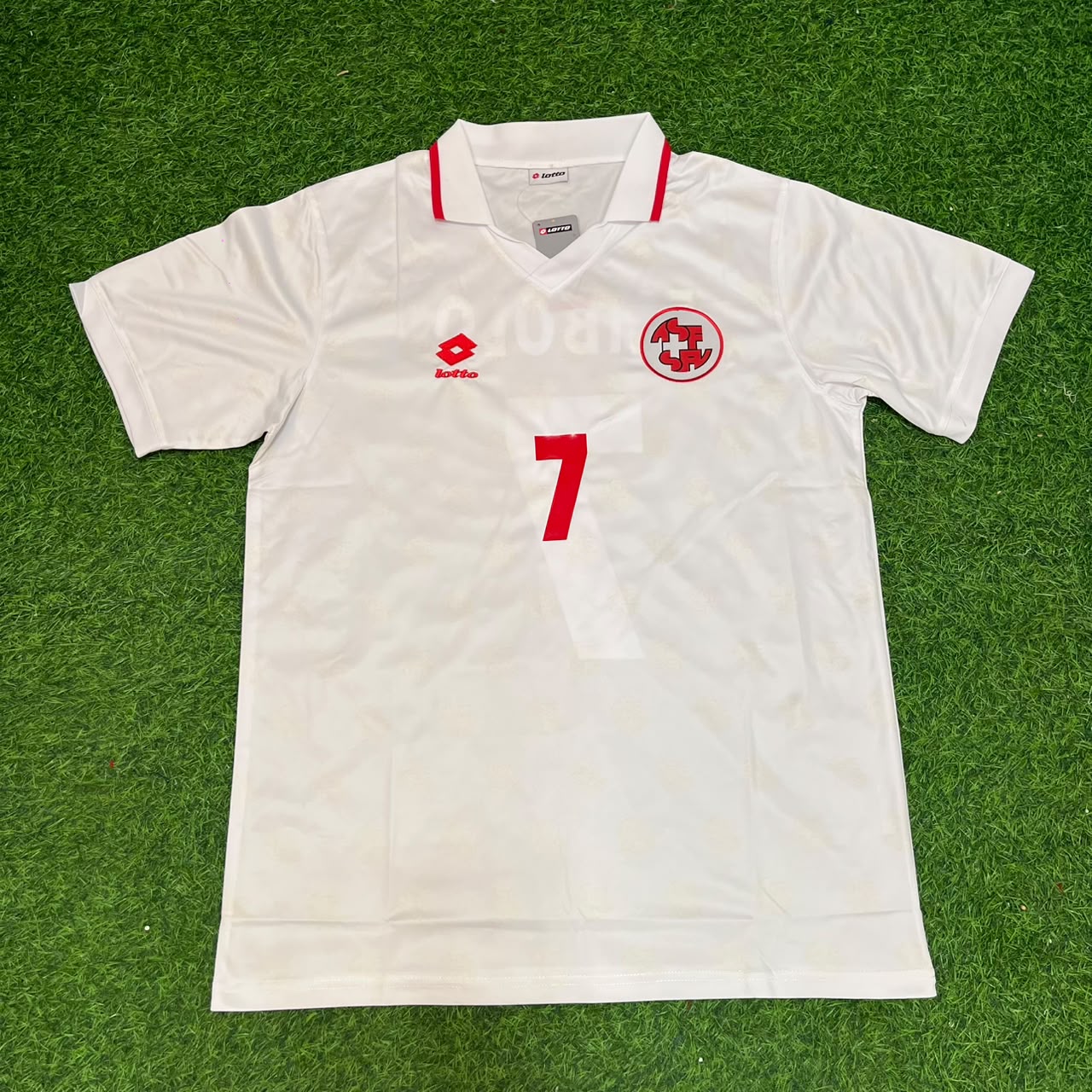Breel Embolo Schweiz Retro Fußballtrikot Weiß