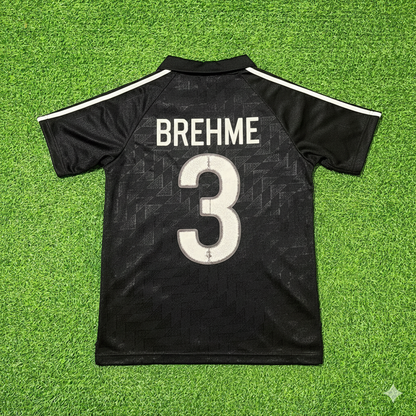 Andreas Brehme Deutschland 1990 WM Schwarzes Retro Fußballtrikot