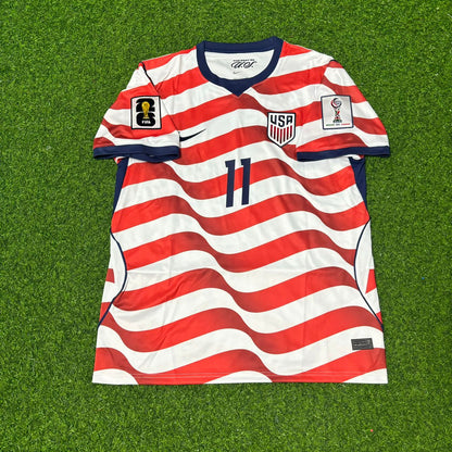 Brenden Aaronson 11- USA 2026 World Cup Home Football Jersey