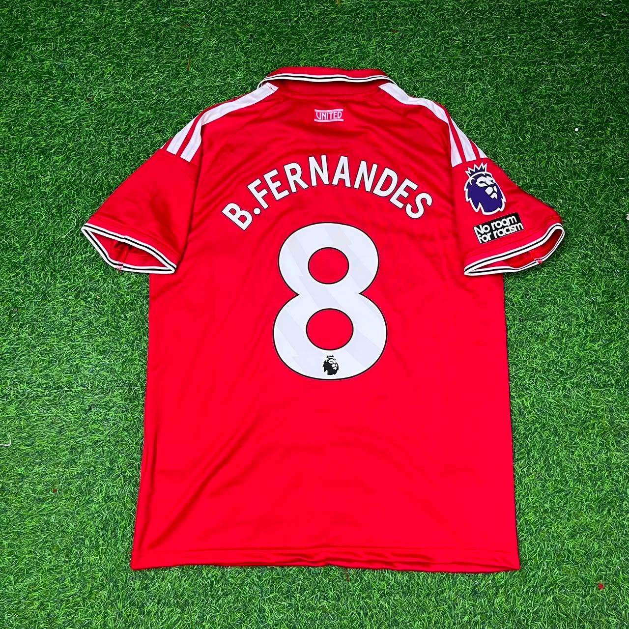 Bruno Fernandes Manchester United Home New Season 2026 Jersey Trikot Maillot Soccer Shirt