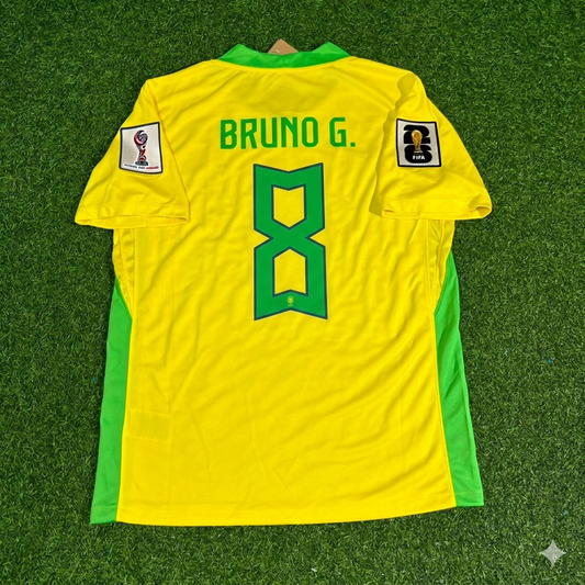Bruno Guimares Brazil 2026 World Cup New Season Football Jersey