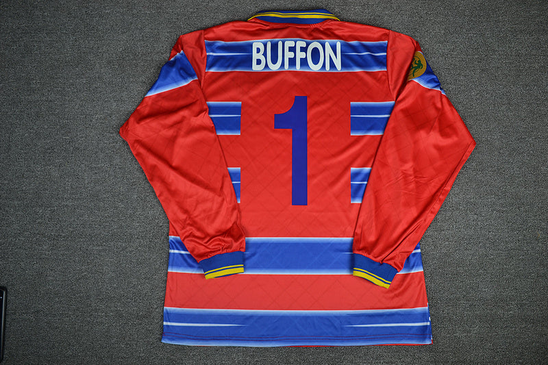 Gianluigi Buffon Parma 1998/1999 Red Retro Jersey Trikot Maillot