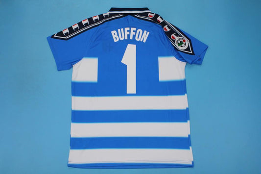 Gianluigi Buffon Parma 1999/2000 Blue Retro Jersey Trikot Maillot