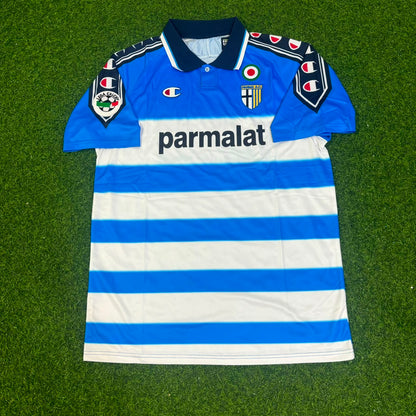 Gianluigi Buffon Parma 1999/2000 Blue Retro Jersey Trikot Maillot