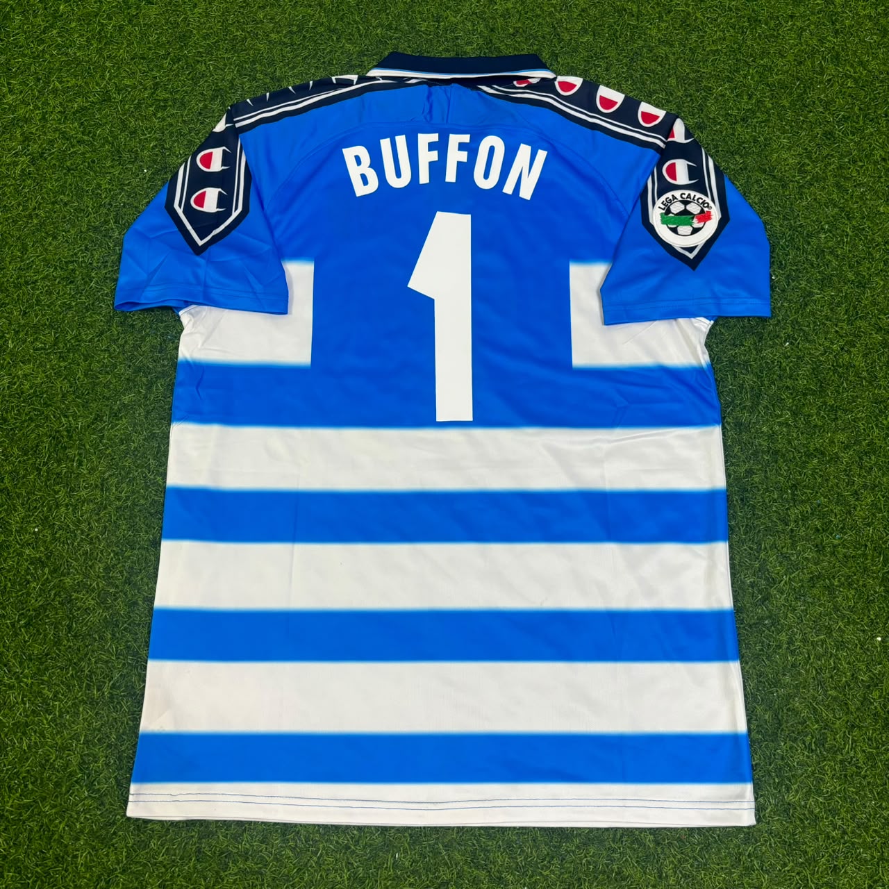 Gianluigi Buffon Parma 1999/2000 Blue Retro Jersey Trikot Maillot
