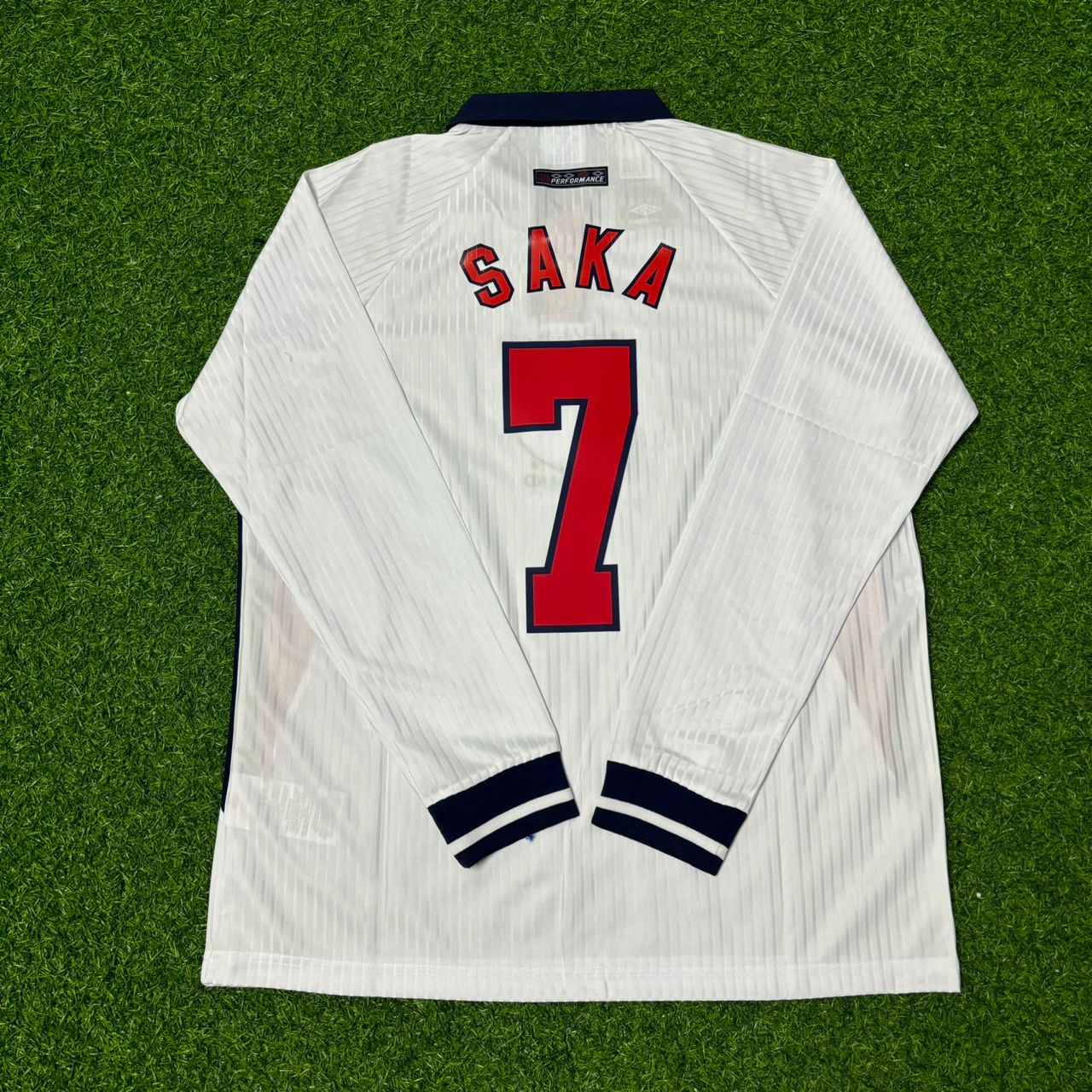 Bukayo Saka England World Cup Long Sleeve Football Jersey