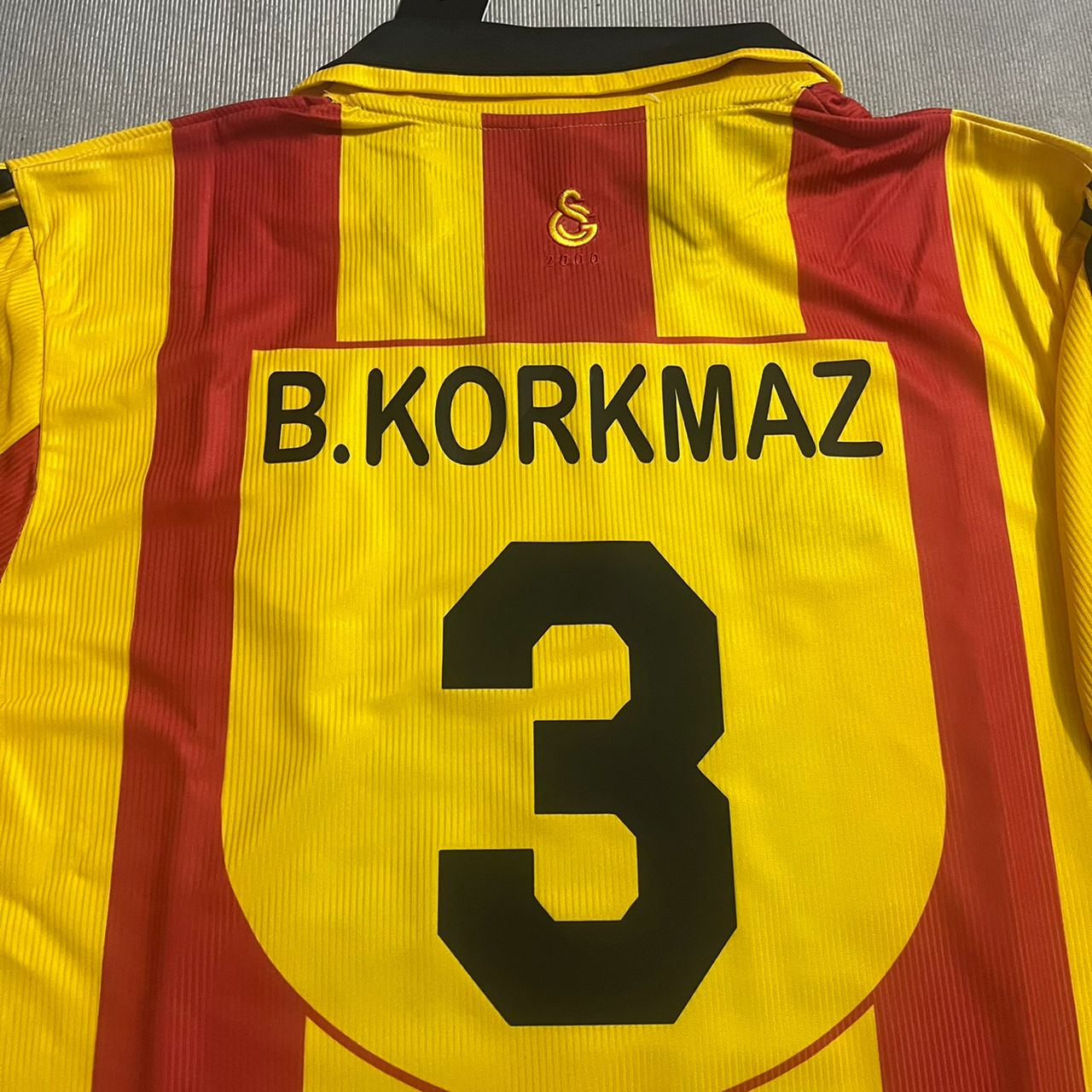 Bulent Korkmaz Galatasaray UEFA 2000 Retro Nostalji Formasi Football Home Trikot Jersey Maillot