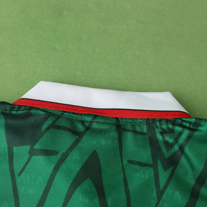 Mexico 1998 Season Home Green Retro Jersey Trikot Soccer Shirt