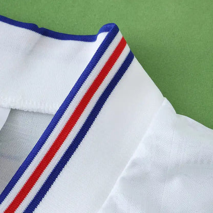 France 1996 Season Away White Retro Jersey Trikot Soccer Shirt