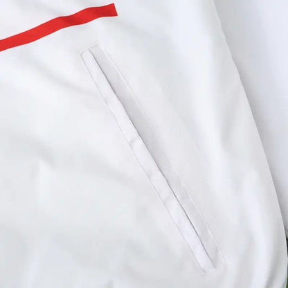 France Retro Vintage Double Sides Windbreaker - Reversible Jacket