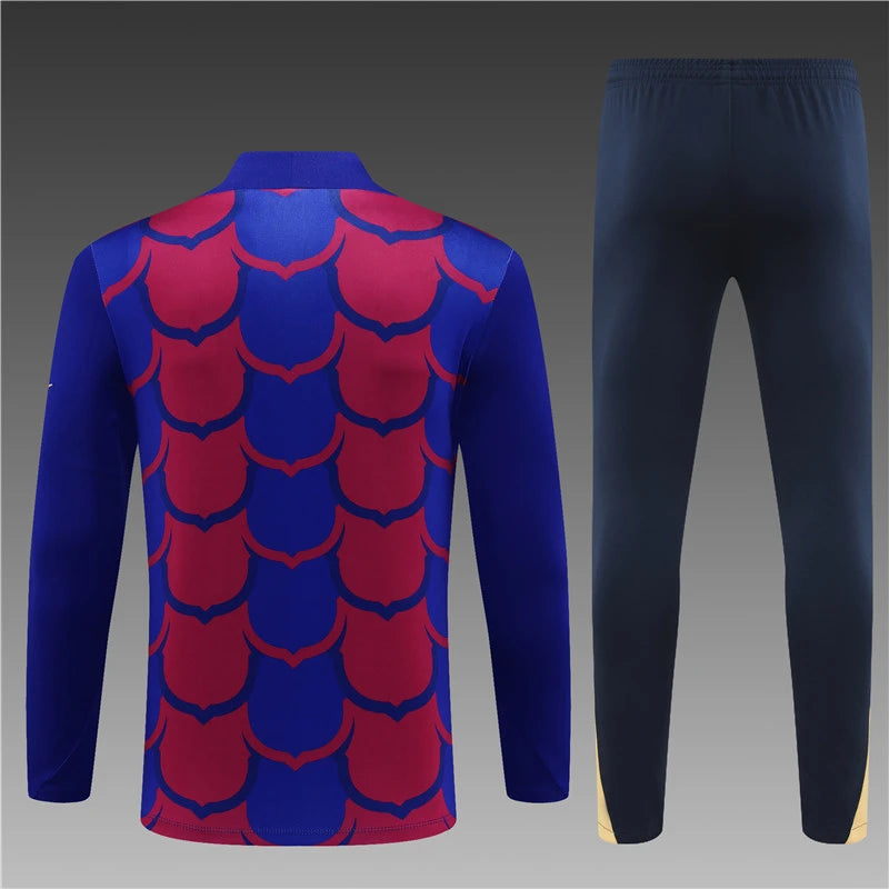 New season 2025 FC Barcelona Tracksuit Red Blue Training Top Pack Jersey Culture