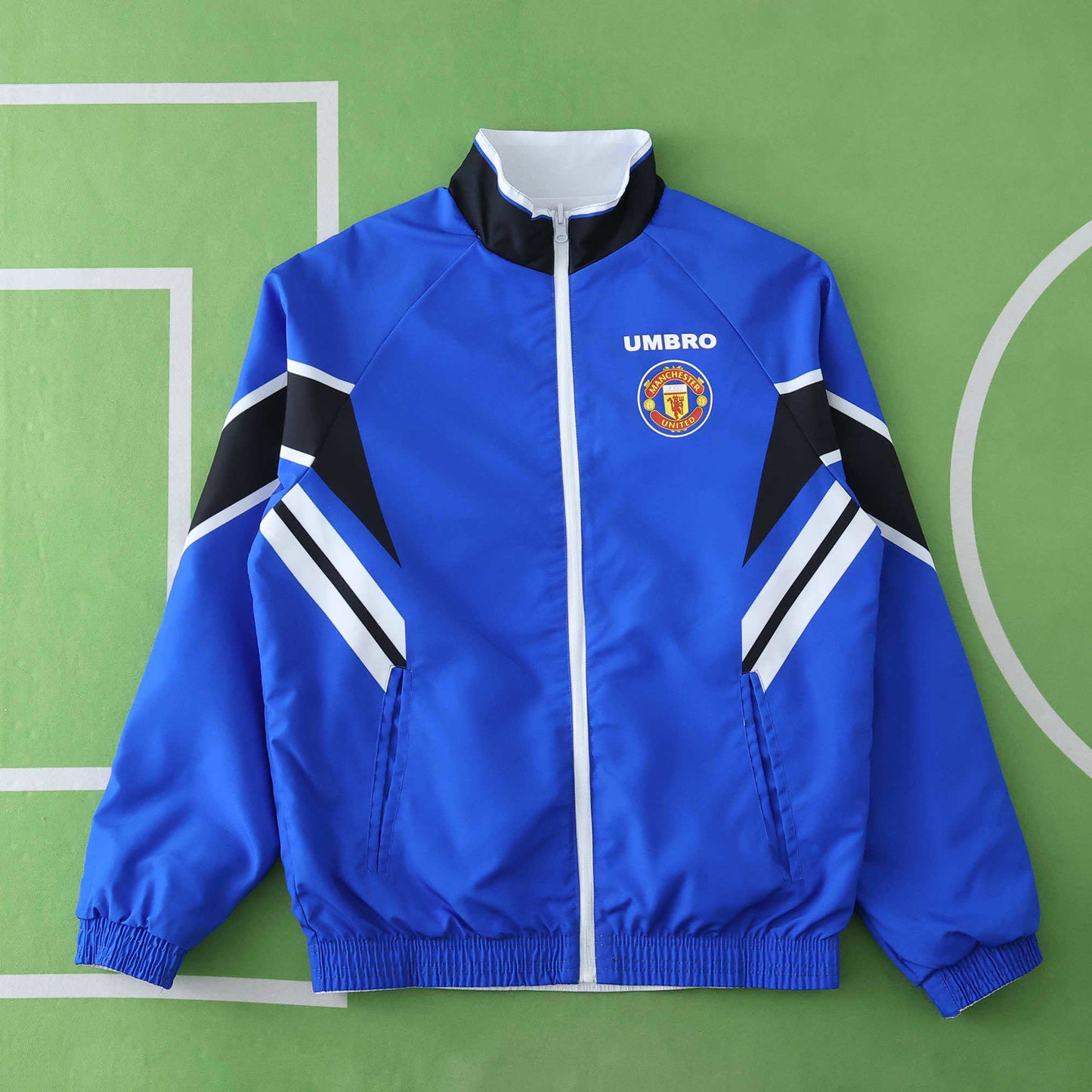 Manchester United 1996 Retro Both Sides Windbreaker