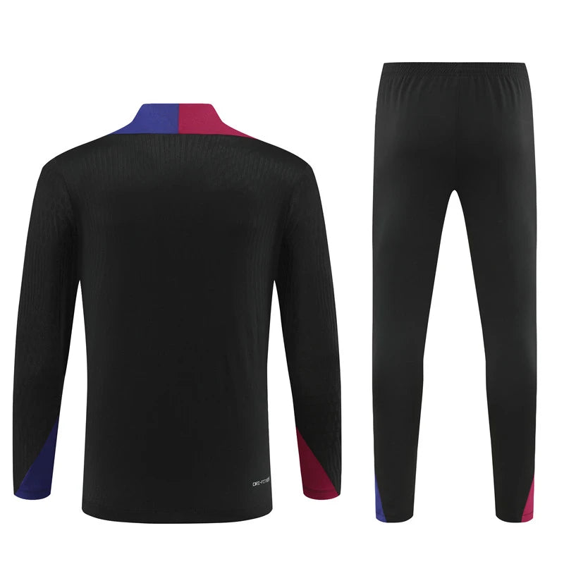 New season 2025 FC Barcelona Tracksuit Black Training Top Pack