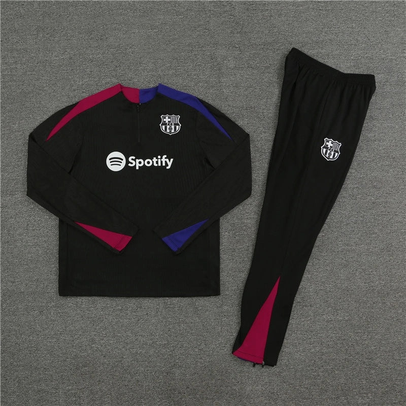 New season 2025 FC Barcelona Tracksuit Black Training Top Pack