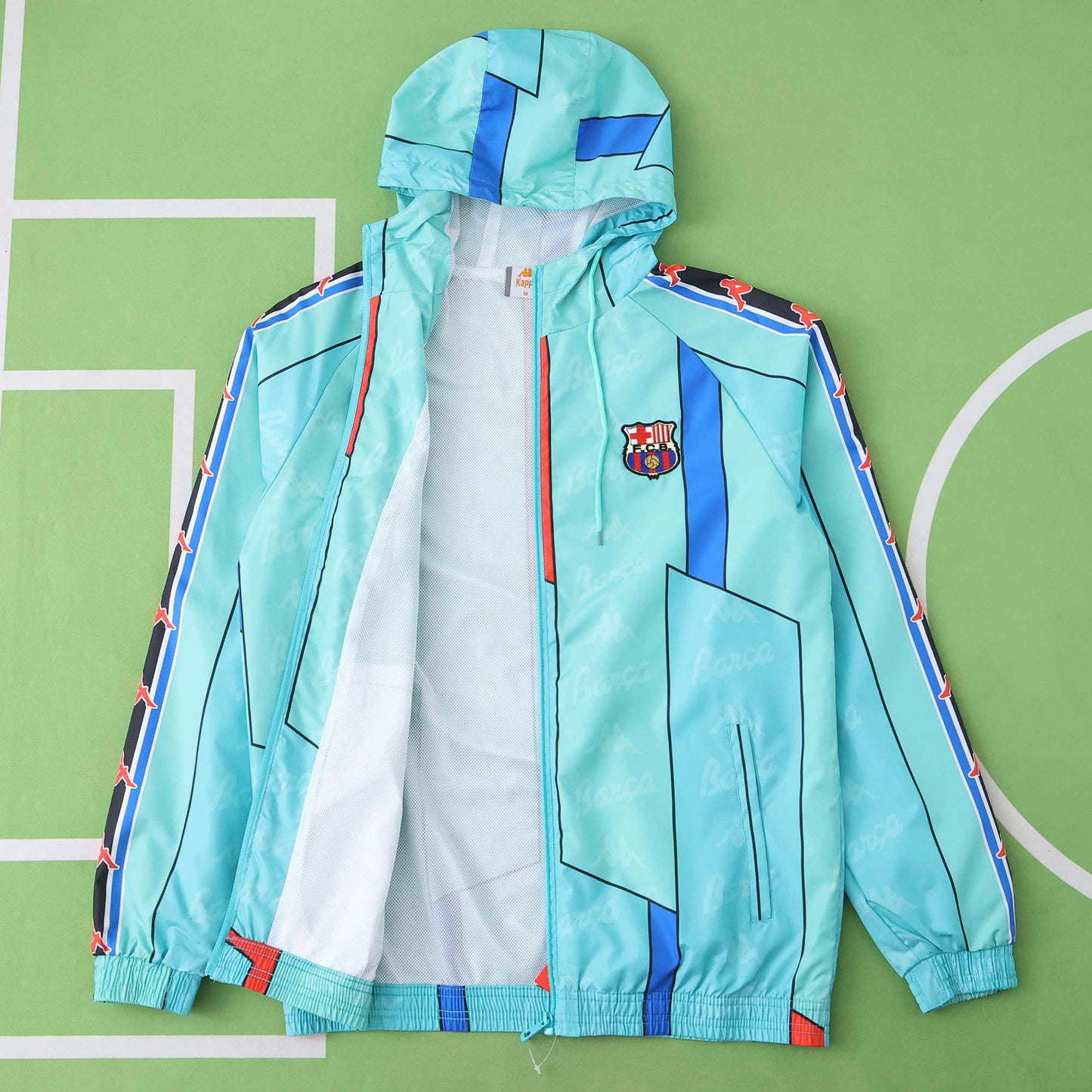 Barcelona Retro 1996-97 Both Sides Windbreaker