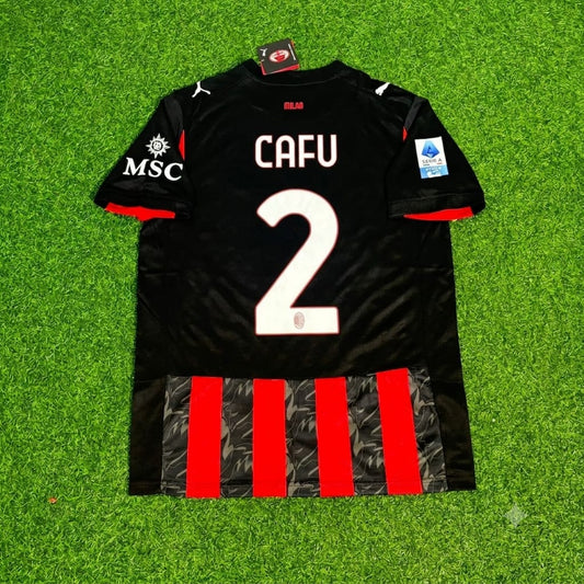 Cafu AC Milan Football Retro Legend Jersey Trikot Maillot
