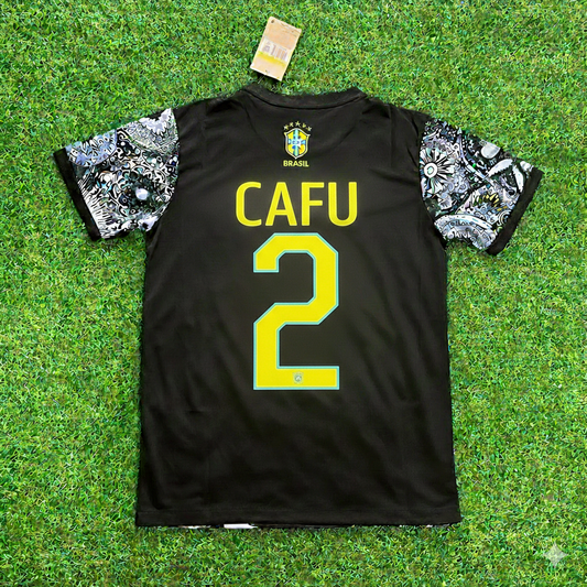 Cafu Brazil Iconic Retro Football Jersey Trikot Maglia Soccer Shirt