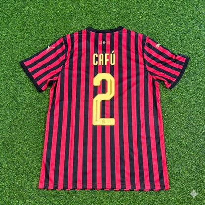 Cafu AC Milan 120th Anniversary Special Golden Retro Football Jersey