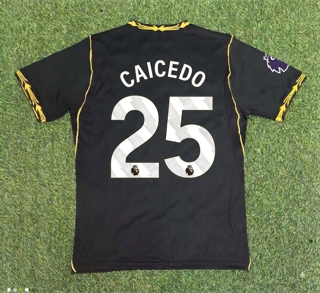 Moises Caicedo Chelsea Away 2027 New Season Football Jersey Kit
