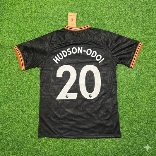 Callum Hudson-Odoi 20- Chelsea 2019/2020 Away Black Retro Football Jersey Kit