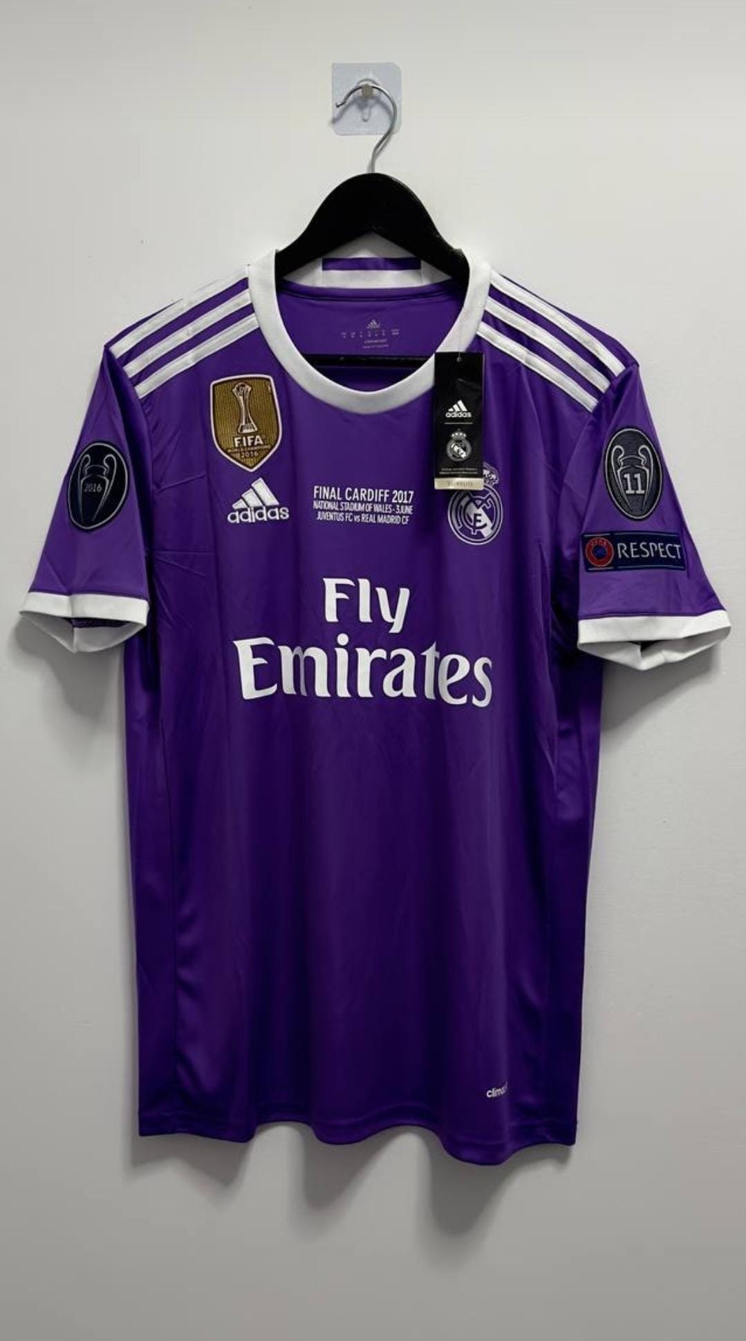 Sergio Ramos Real Madrid Purple Retro Short Sleeve Jersey Trikot Maglia