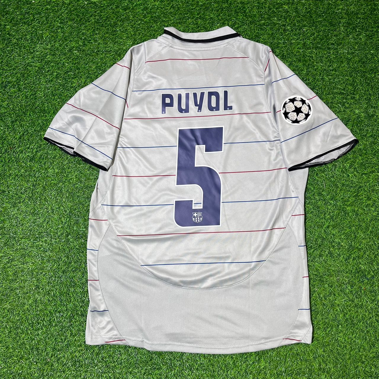 Carles Puyol  - Barcelona 2004/2005 Retro Jersey Trikot Maillot Soccer Shirt