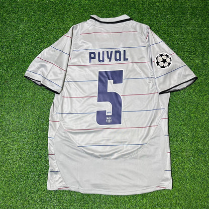 Carles Puyol  - Barcelona 2004/2005 Retro Jersey Trikot Maillot Soccer Shirt