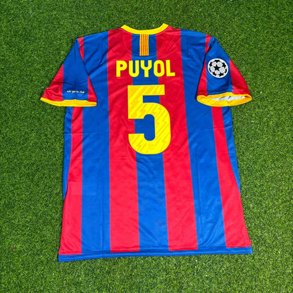Carles Puyol Barcelona 2010 2011 Jersey Trikot Soccer Shirt