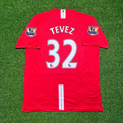 Carlos Tevez #32 Manchester United 2007 2008 Heim Trikot EPL Retro