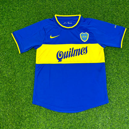 Carlos Tevez Boca Juniors Retro Football Jersey Trikot