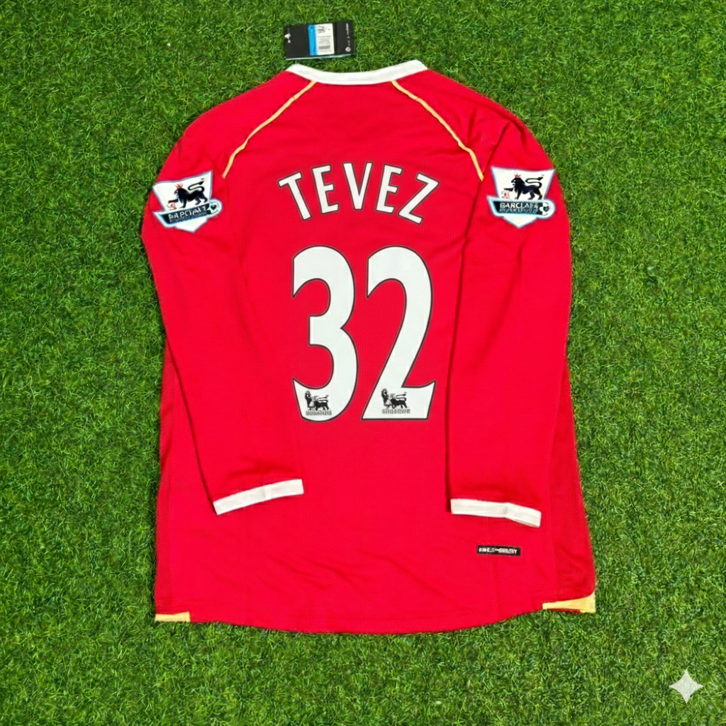 Carlos Tevez Manchester United 2006-2007 Red Jersey Trikot