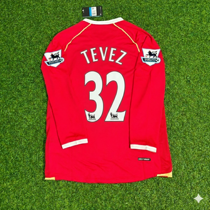 Carlos Tevez Manchester United 2006-2007 Red Jersey Trikot
