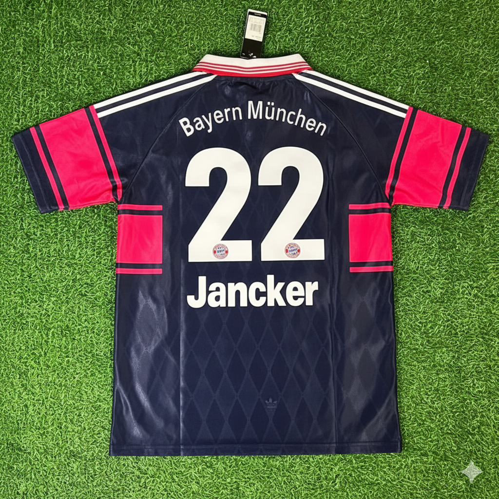 Carsten Jancker 22 Bayern Munich Retro 1997/99 Jersey Trikot