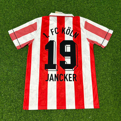 Carsten Jancker #19 FC Köln Retro Trikot Fußballtrikot