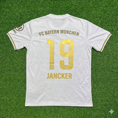 Carsten Jancker #19 FC Bayern München 125 Years Anniversary Special-Edition White Jersey