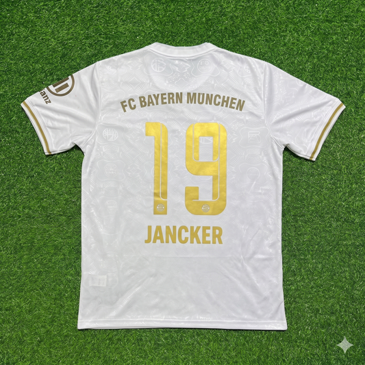 Carsten Jancker #19 FC Bayern München 125 Years Anniversary Special-Edition White Jersey