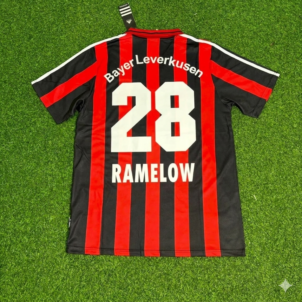 Carsten Ramelow Bayer Leverkusen 2000/2001 Home Retro Football Jersey