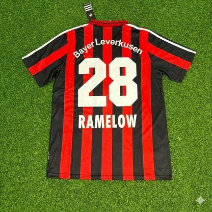 Carsten Ramelow Bayer Leverkusen 2000/2001 Home Retro Football Jersey