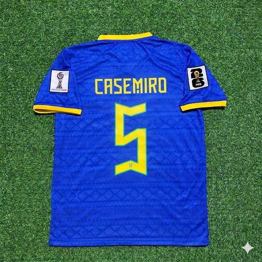 Casemiro 5- Brazil 2026 World Cup Blue New Season Football Jersey