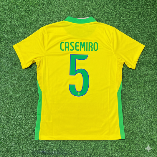 Casemiro 5 Brazil 2026 World Cup New Season Football Jersey