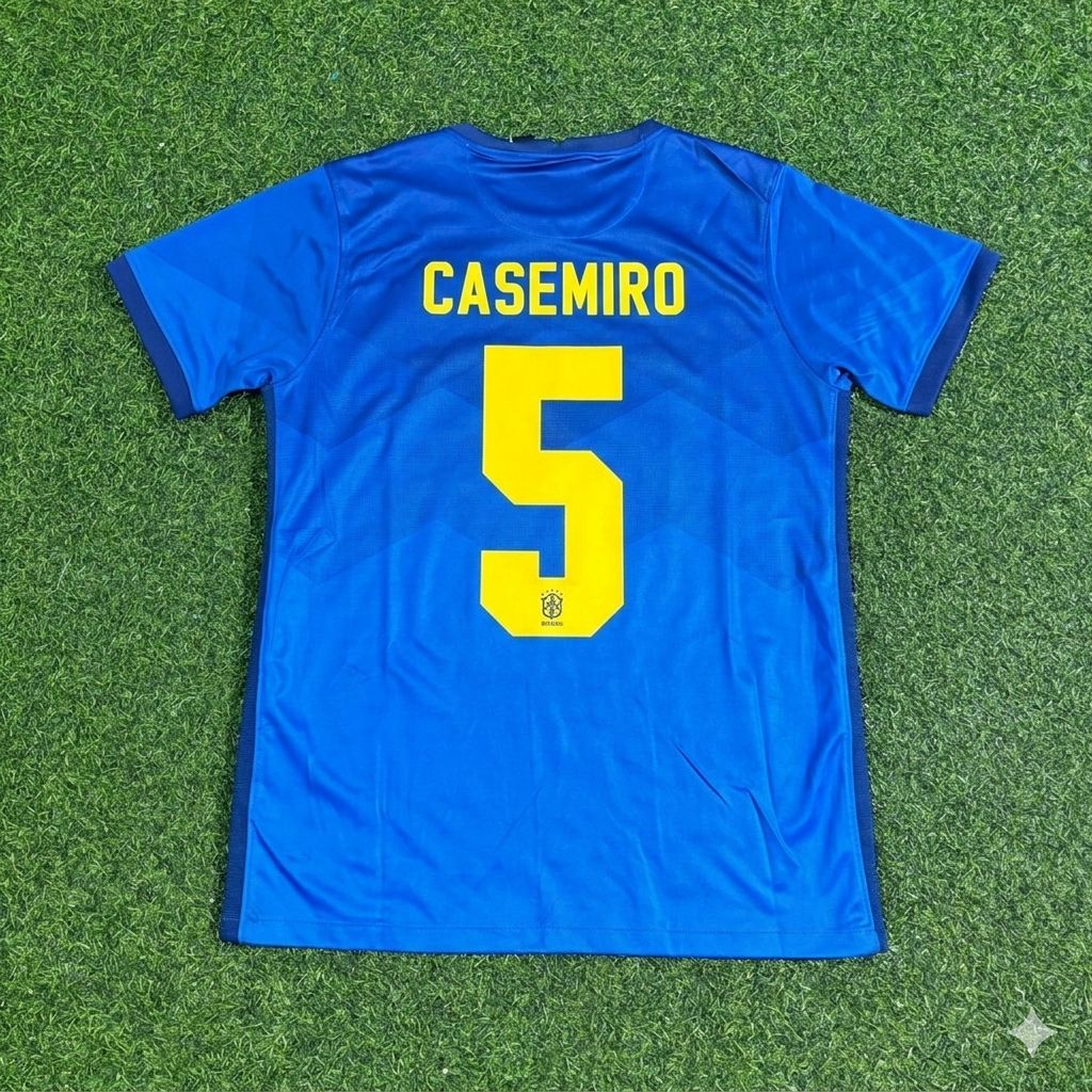 Casemiro Brazil 2021 Copa America Blue Football Jersey
